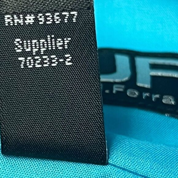 JF J. Ferrari Dress Shirt Turquoise Slim XL 17-17 1/2 Button Up Front Collared - Picture 8 of 11